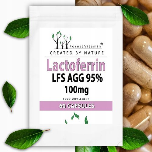 LAKTOFERYNA LACTOFERRIN 95% 60 kaps PERFEKCYJNA JAKOŚĆ na Arena.pl