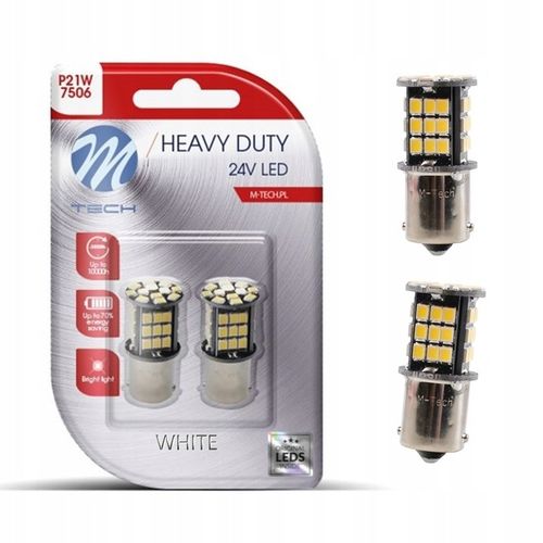 M-tech LED P21W Ba15s R5W R10W CANBUS MOC* 24V TIR na Arena.pl