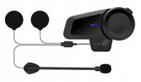 INTERKOM MOTOCYKLOWY DO KASKU BLUETOOTH FULL DUPLEX 6 KIEROWCÓW 1000m