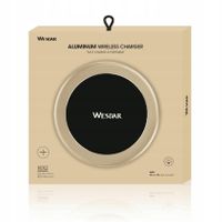 ALUMINIOWA PŁASKA SZYBKA ŁADOWARKA INDUKCYJNA QI