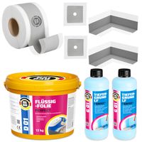 Folia w płynie 12kg Narożniki Taśma 10m Grunt 2l