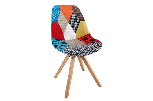 Krzesło HUGO WOOD patchwork na Arena.pl