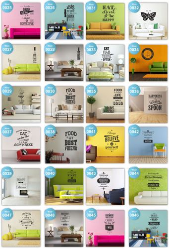 NAKLEJKA samoprzylepna NAPIS CYTATY na ścianę na Arena.pl