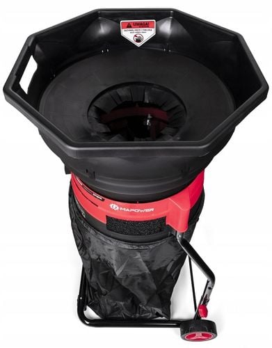 ROZDRABNIACZ DO LIŚCI MULCZER ROZDRABNIARKA ELEKTRYCZNY DUŻY ZBIORNIK na Arena.pl