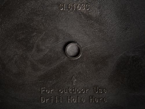 Doniczka okrągła 43 x 43 x 52 cm złamana biel CROTON na Arena.pl