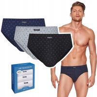 SLIPY męskie HENDERSON BAWEŁNA KOMFORTOWE dużo wzorów - 3 sztuki L