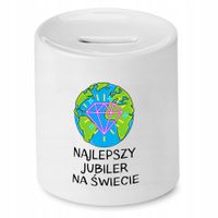 Dla Jubilera Prezent Skarbonka Najlepszy Na Z Nadrukiem Ze Zdjęciem