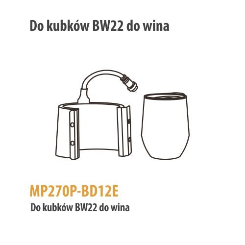 Grzałka do kubków BW22 do prasy Elite Pro / Pro Max zdjęcie 2