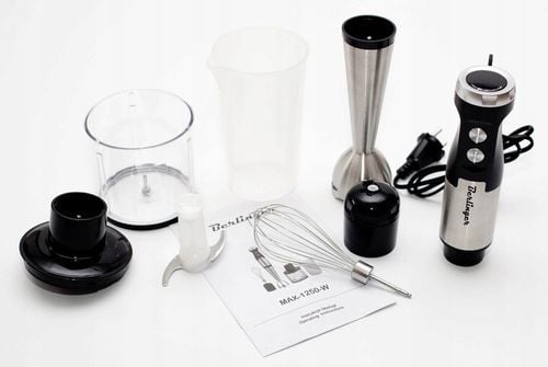 Blender ręczny robot kuchenny 1250W | metalowy mikser, malakser, na Arena.pl