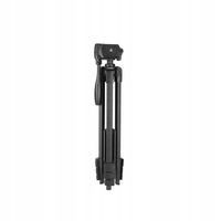 STATYW TRIPOD DO TELEFONU APARATU 360 STOPNI 106CM CZARNY Z POZIOMICĄ