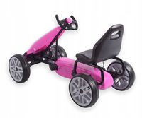 Milly Mally Gokart na pedały Power Pink – trwały, elegancki design