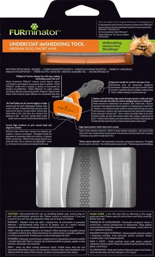 FURminator dla psów średnich sierść krótka M na Arena.pl