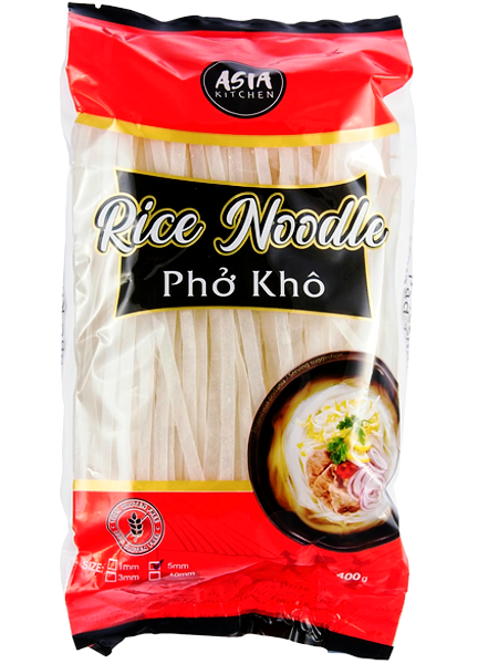 Makaron ryżowy 5mm 400g - Asia Kitchen zdjęcie 1