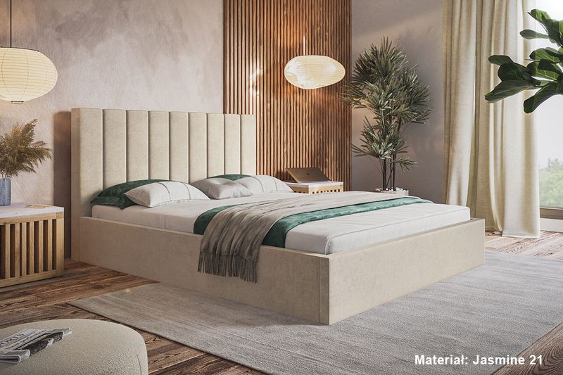 Łóżko Slim 9 tapicerowane 120x200 stelaż pojemnik zdjęcie 5
