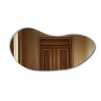 Lustro Łazienkowe Nieregularne LED - 140x70 - SANA Poziom, z Podświetleniem