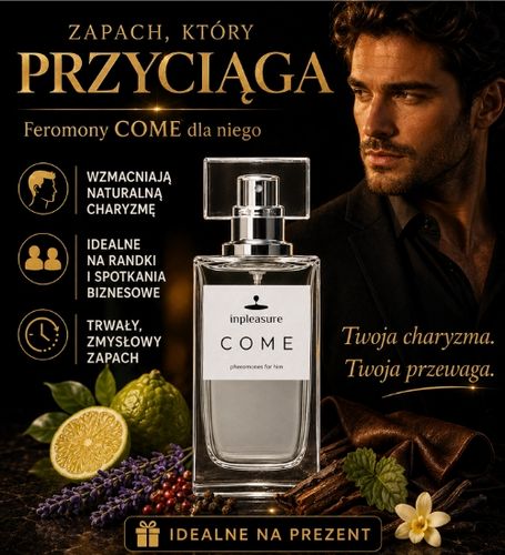 Feromony męskie COME 50 ml na Arena.pl