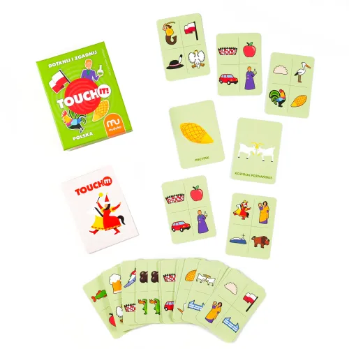 Familijna gra dla dzieci i dorosłych z wypukłymi kartami Touch it! Polska na Arena.pl