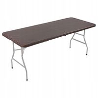 STÓŁ CATERINGOWY SKŁADANY OGRODOWY BANKIETOWY 70x180 CM NA TARAS BALKON