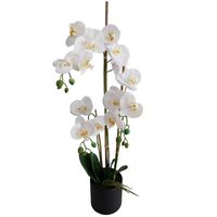 STORCZYK W DONICZCE WYSOKI BIAŁY SZTUCZNY STORCZYK DUŻY 80 cm ORCHIDEA