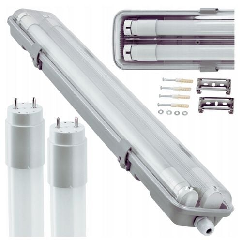 Oprawa Hermetyczna 120cm lampa + 2x świetlówki LED Wodoszczelna Do na Arena.pl