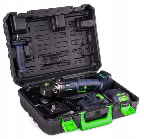 KĄTÓWKA SZLIFIERKA KĄTOWA AKUMULATOROWA DIAX + 2 AKU 4.0AH ŁADOWARKA na Arena.pl