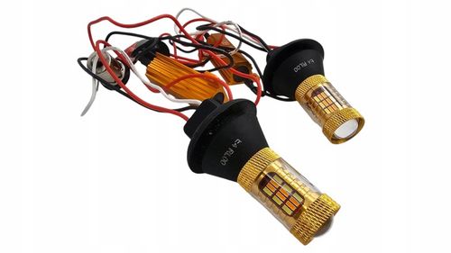 KIERUNKOWSKAZY LED PY21W BAU15S 1156 DRL ŚWIATŁA DZIENNE 2w1 ULTRA MOCNE na Arena.pl