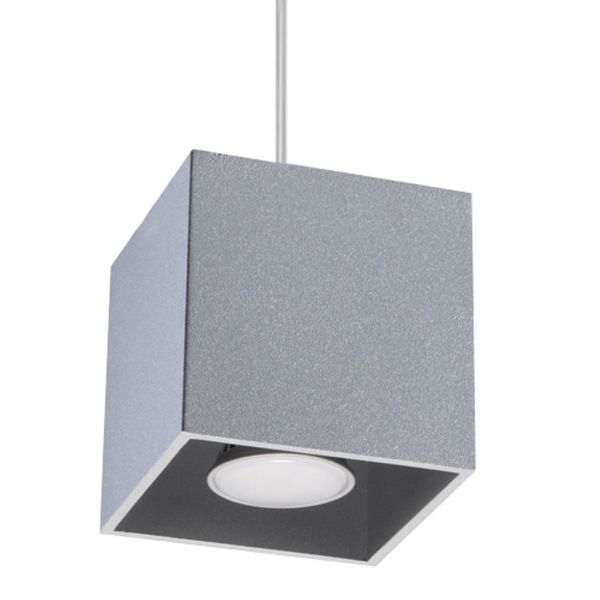 Lampa wisząca QUAD 1 szary zdjęcie 1
