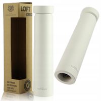 RĘCZNY MŁYNEK DO MIELENIA SOLI PIEPRZU PRZYPRAW BIAŁY DREWNIANY 24,5 CM