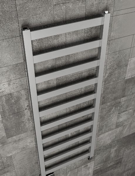 Grzejnik łazienkowy PANDORA INSERT 140/50 SREBRNY zdjęcie 5