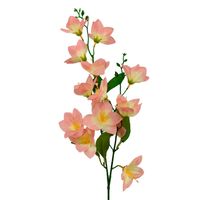 Gałązka ozdobna ala lilia x2 kremowo różowa