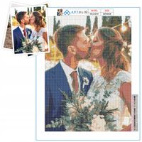 HAFT DIAMENTOWY Z TWOJEGO ZDJĘCIA Obraz 40x30cm Diamond Painting Mozaika