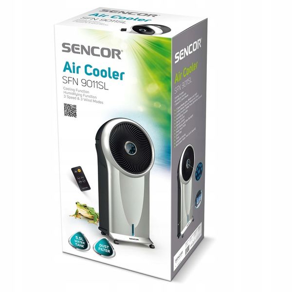 Klimator wentylator z nawilżaczem schładzacz SENCOR 9011 pilot 110W zdjęcie 5