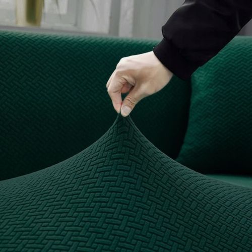 POKROWIEC NA KRZESŁO ŻAKARD JODEŁKA  ZIELONY na Arena.pl