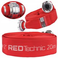 WĄŻ STRAŻACKI PARCIANY DO WODY SZAMBA SZYBKOZŁĄCZKA 2" 20 M 8 BAR