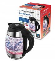 CZAJNIK ELEKTRYCZNY SZKLANY PODŚWIETLENIE LED REGULACJA TEMPERATURY