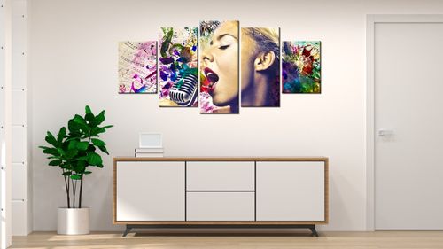 Fotoobraz 150X70 Piosenkarka na Arena.pl