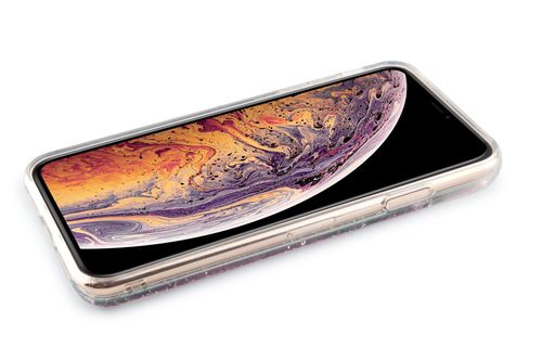 GUESS LIQUID GLITTER - iPhone XS Max - RASPBERRY na Arena.pl