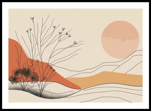 Plakat 66,5x46,5cm Pustynna Wydma na Arena.pl