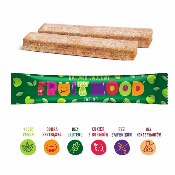 Batonik Owocowy - Jabłko Fruit Mood 20g zdjęcie 2