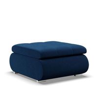 Pufa otwierana, schowek, Bosco, kronos, 70x88x42 cm, granatowa | TYLETEGOTU