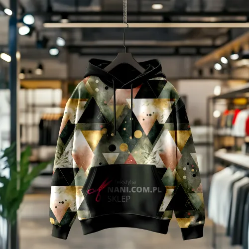 trójkąty- Dresówka Pętelka 235g/m2 na Arena.pl