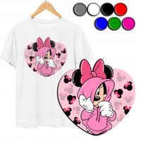 KOSZULKA DZIECIĘCA T-SHIRT Z NADRUKIEM - MYSZKA MINNIE MINI - M 134-140