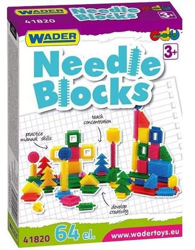 Wader Klocki jeżyki 64 elementy na Arena.pl