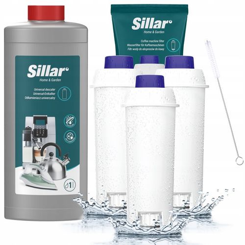 Odkamieniacz do ekspresu 1l + 3 filtr do wody do ekspresu Delonghi + wycior na Arena.pl