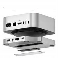 Stacja dokująca Mac Mini M4 M4 Pro 40Gb/s stojak NVMe M.2 alu USB-A