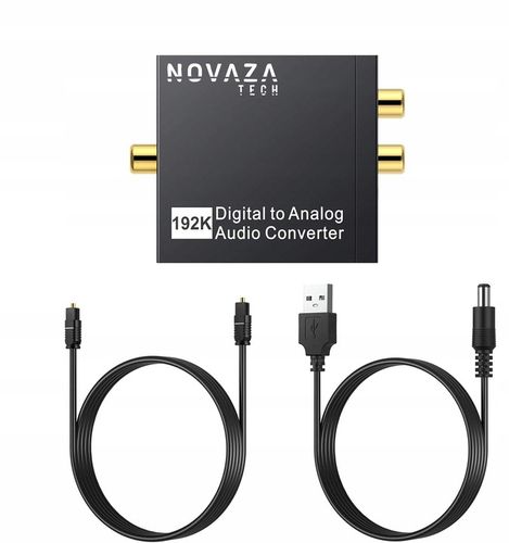 Optyczny Konwerter Coaxial Toslink RCA 2x CINCH 66 na Arena.pl