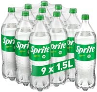 Sprite Napój gazowany butelka limonka cytryna 9x 1,5l