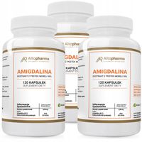 B17 Amigdalina 4mg+Prebiotyk PESTKI MORELI 3x120k
