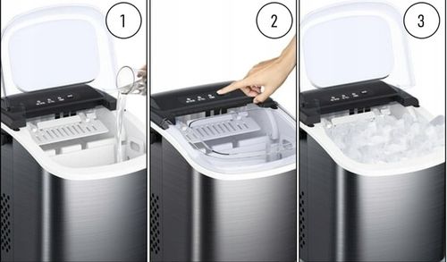 Kostkarka do lodu Zilan ICE MAKER 15KG srebrny/szary 95 W na Arena.pl