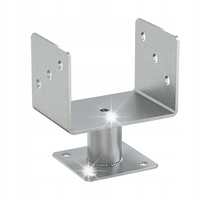 Podstawa słupa przykręcana do betonu 141x141x163mm